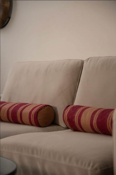 La Paz Terracotta Bolster Cushion