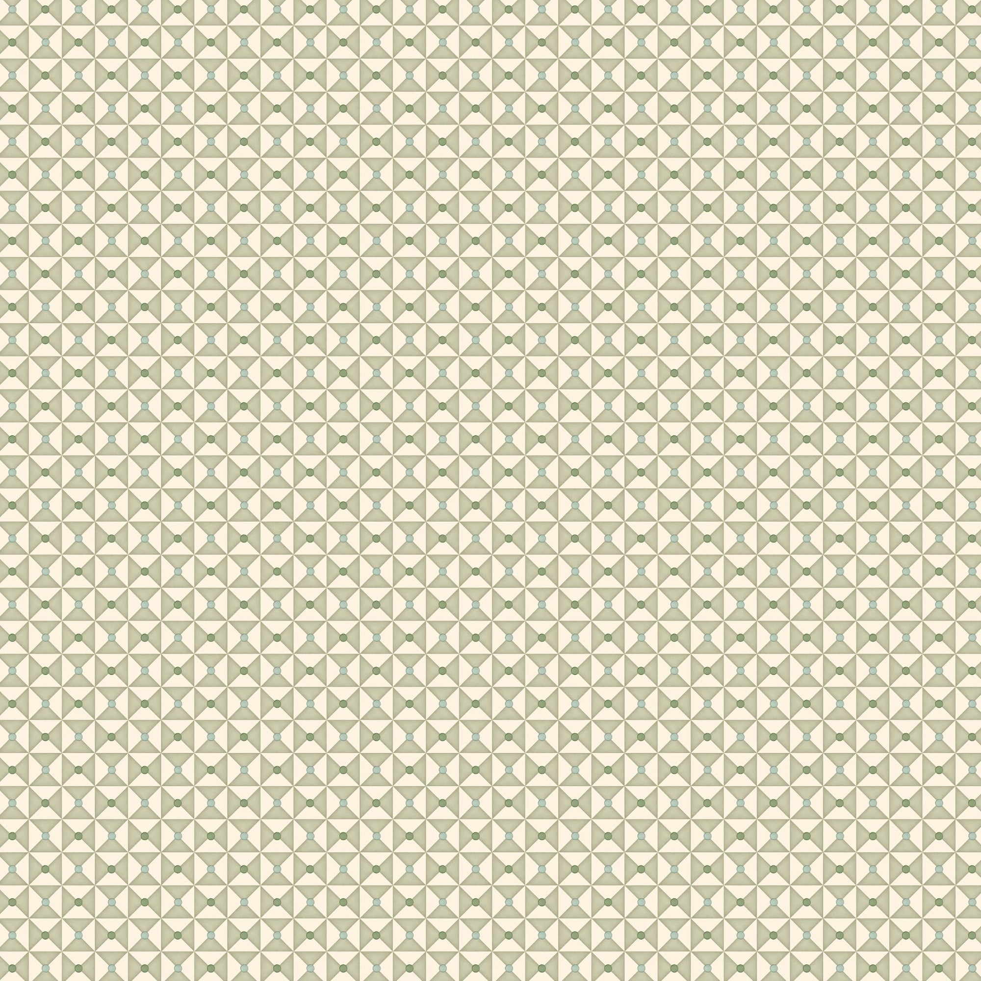 Broken Dishes Wallpaper - Nostalgic Blue
