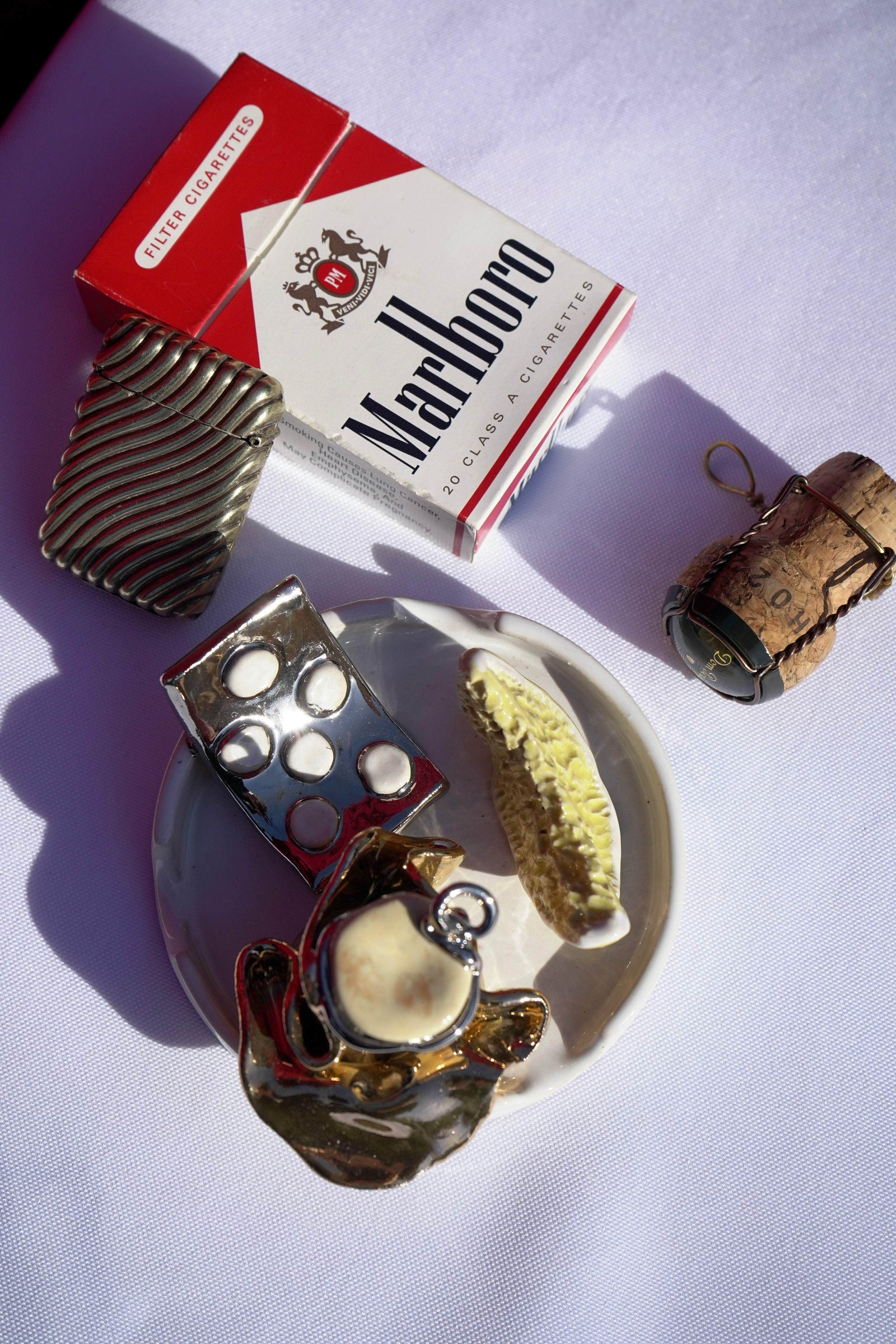 Champagne Headache Ashtray