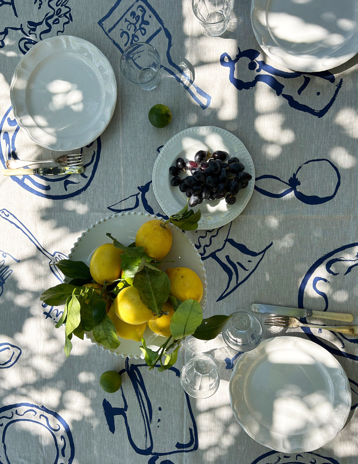Ciao Bella Linen Tablecloth