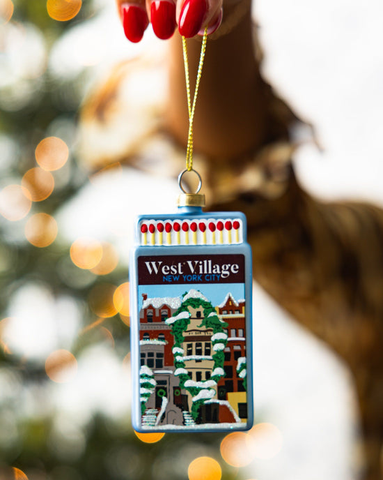 Matchbook Ornament - West Village