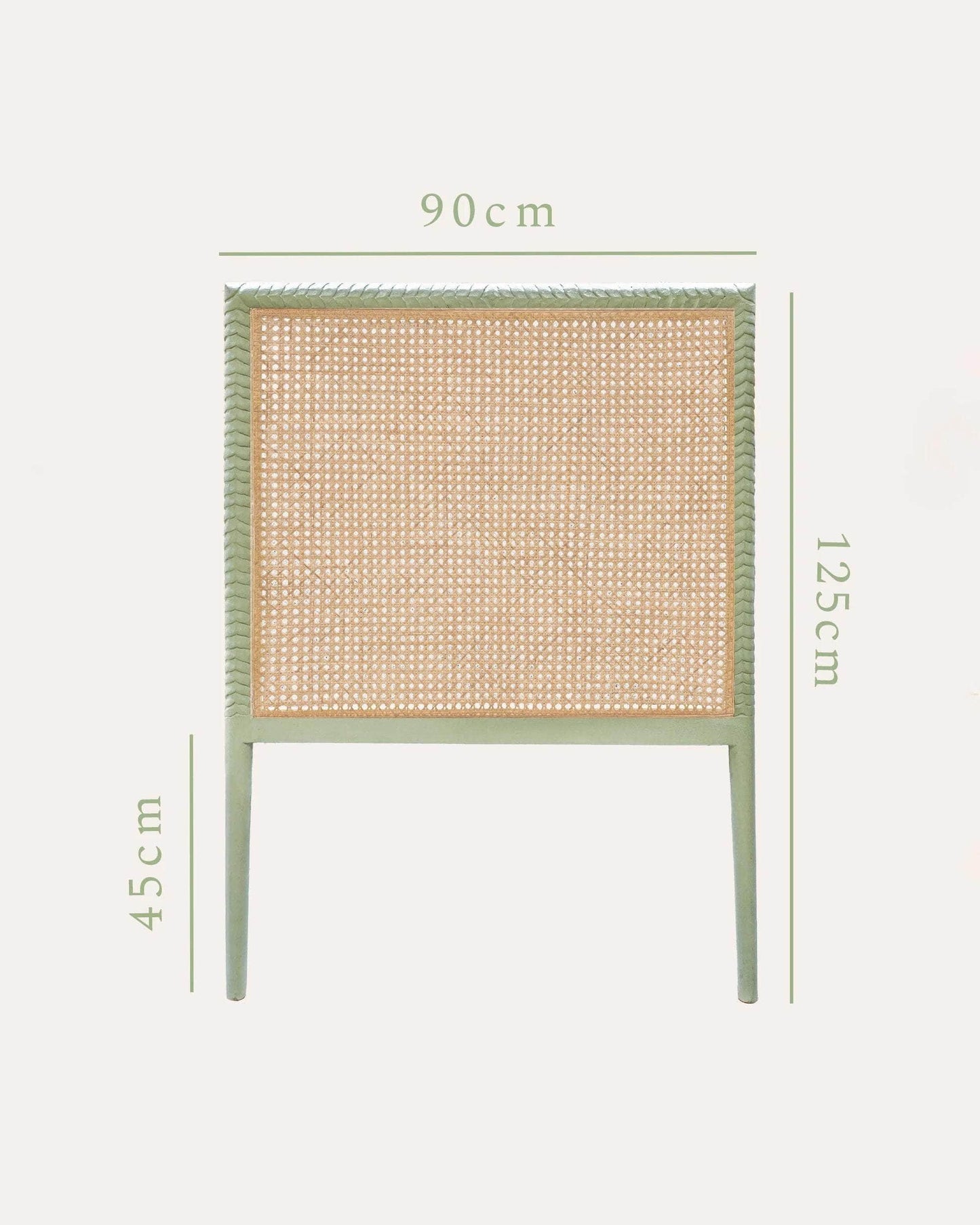 Pavilion Wooden Single Headboard - Green