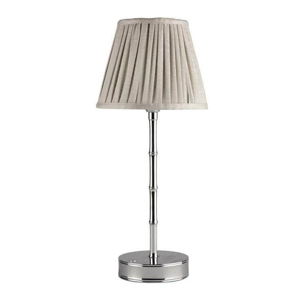 Chiffon Grey Empire Lampshade - 16cm