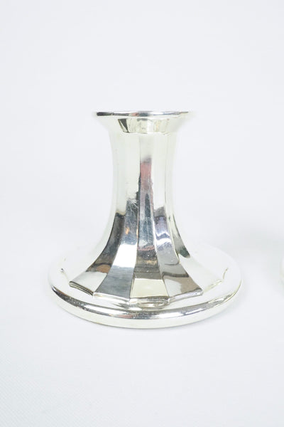 Pair of Vintage Silver Plate Candlesticks