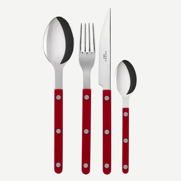 Bistrot 48 PC Cutlery Set, Bordeaux