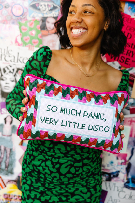 Panic at the Disco Needlepoint Pillow