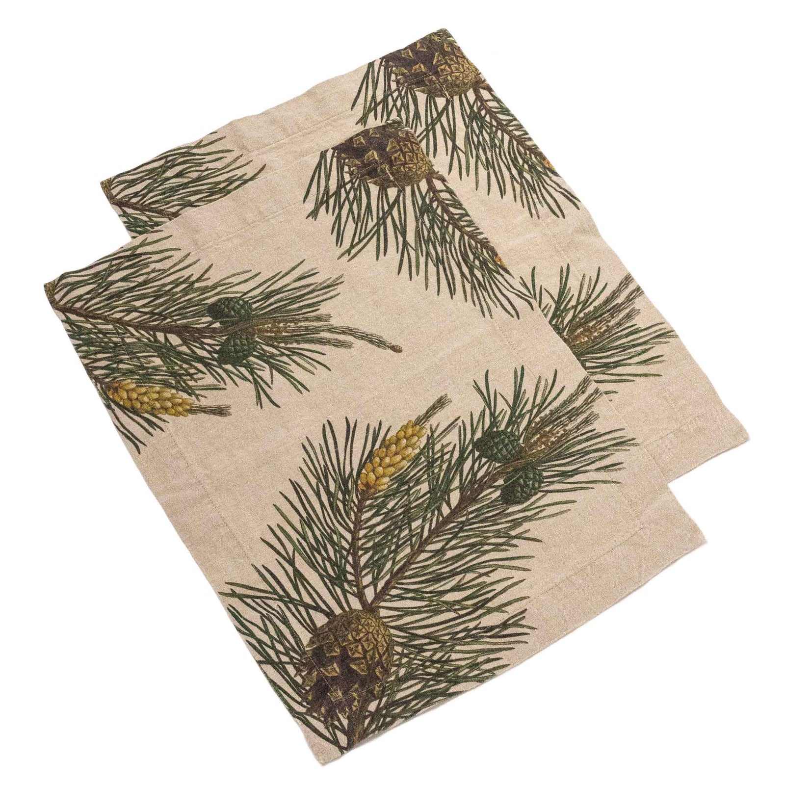 Linen Placemats PINE Set of 2