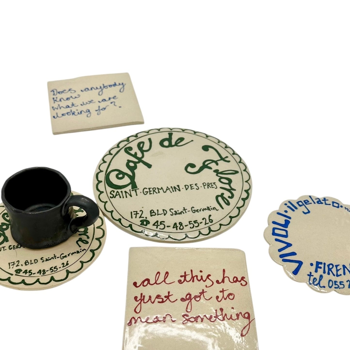 Giant Cafe De Flore Coaster