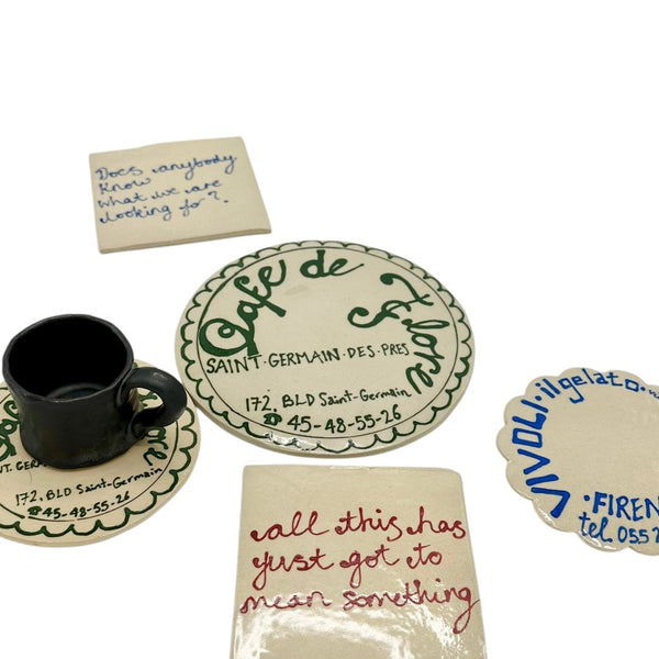 Giant Cafe De Flore Coaster