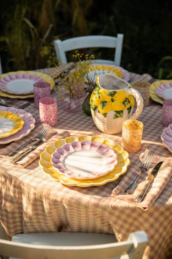 Lido Side Plate, Pink, Set Of 4