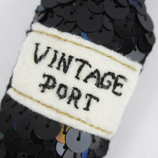 Very Vintage Port Sequin Hanging Ornament