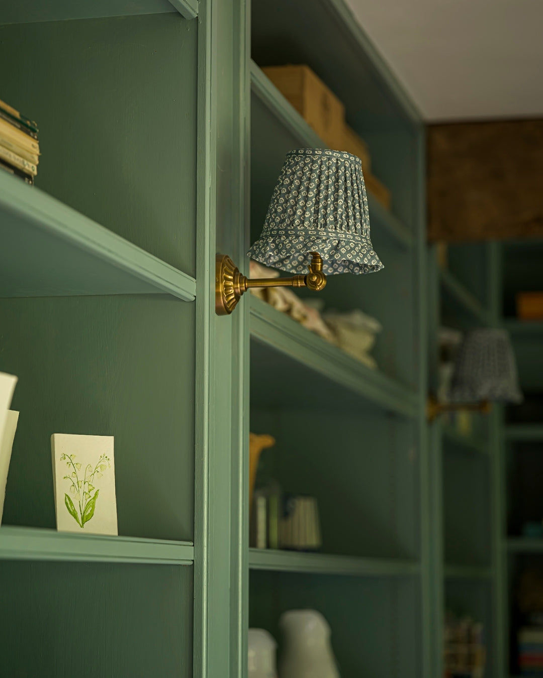 Florina in Cornflower Wall Light Lampshade