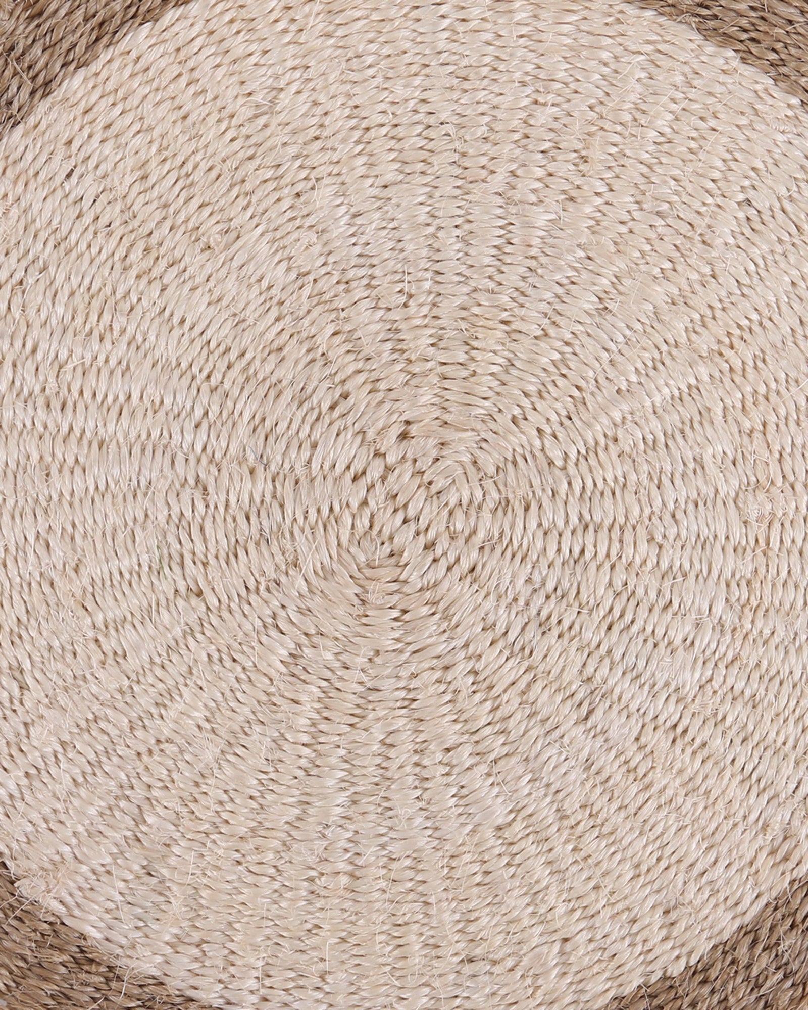CHANGA: Natural and Light Taupe Woven Circular Placemat