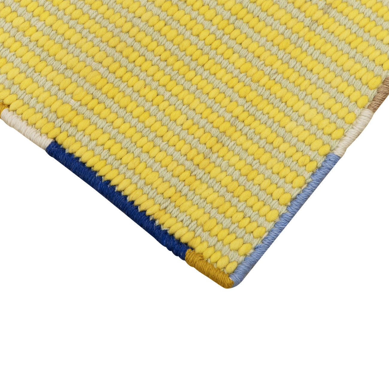 Flatweave Rug - Yellow & Green
