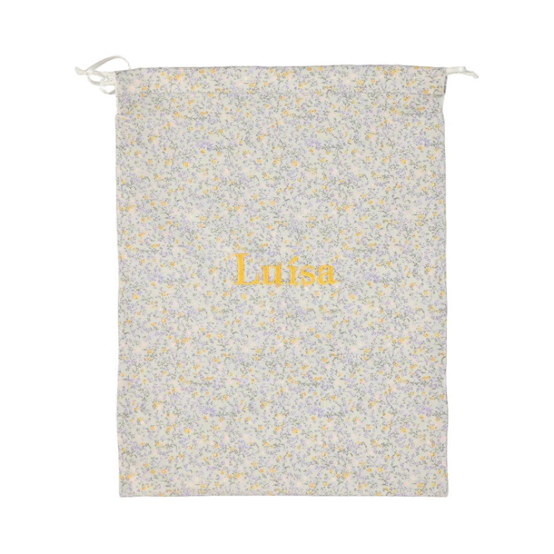 “Clothing Storage Bag – Flowers, Green