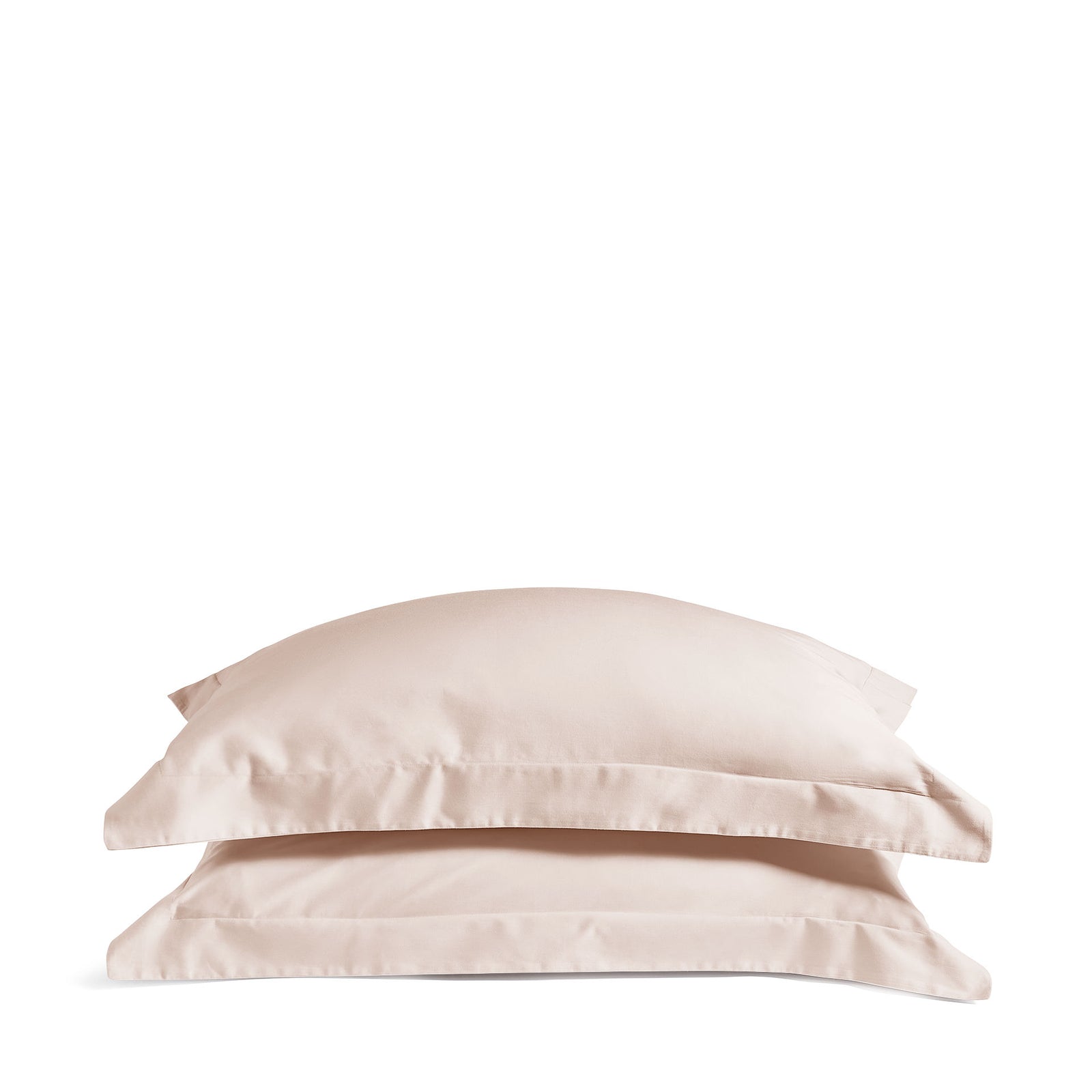 Luxury Organic Dusky Pink Edged Pillowcases