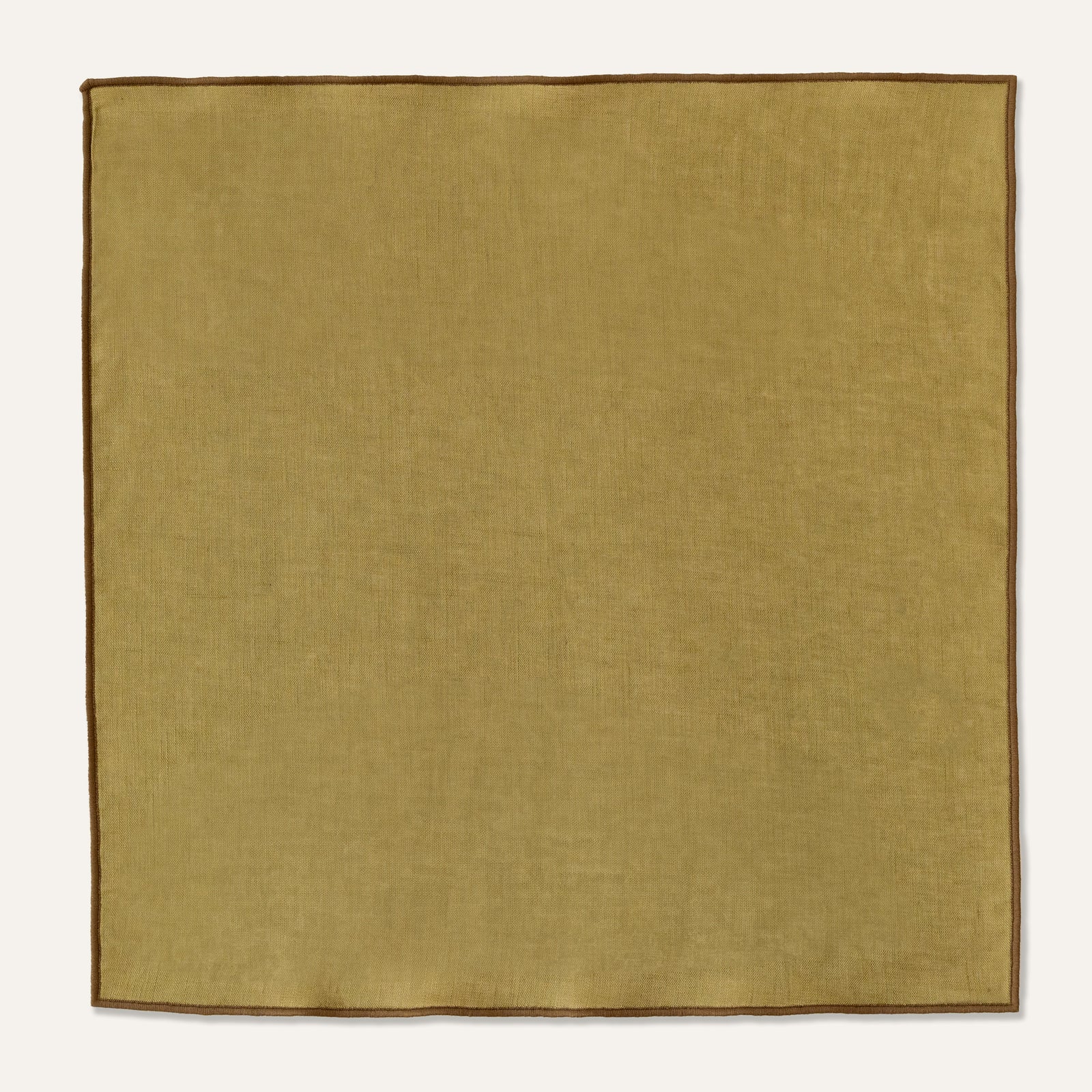 Set of 100% Linen Napkins in Olive Green