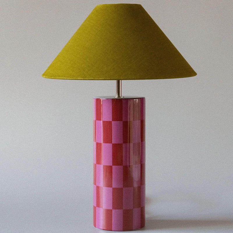 Ombrellina Renaissance Rose + Oxblood Table Lamp