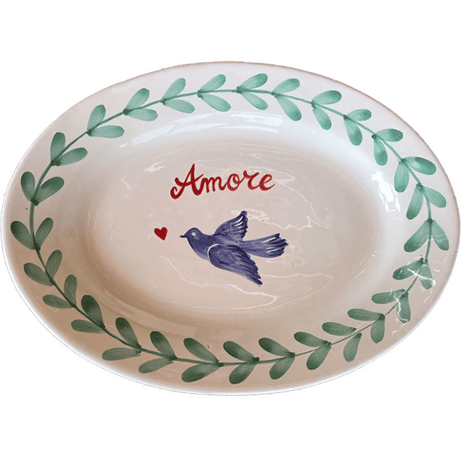 Lorafolk Amore Oval Platter 30cm