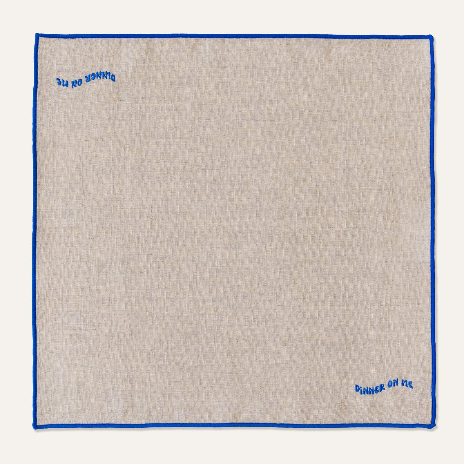 Dinner On Me Linen Napkins - Set of 2