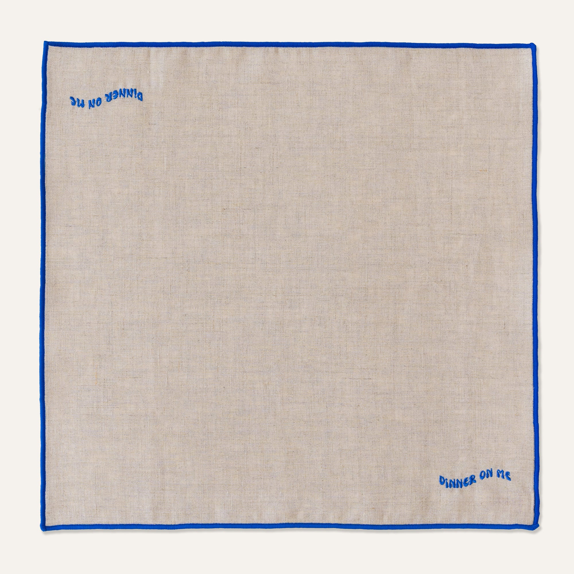 Dinner On Me Linen Napkins - Set of 2