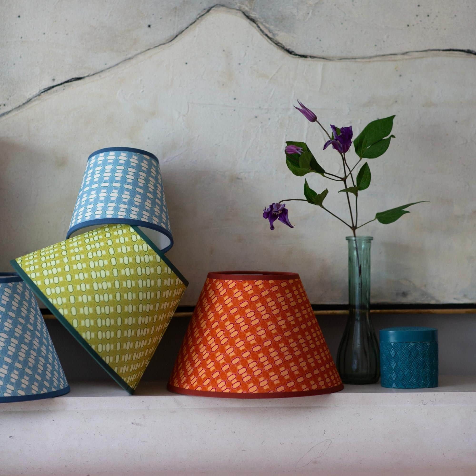 Lali II | Cherry Orange 10" Empire Lampshade