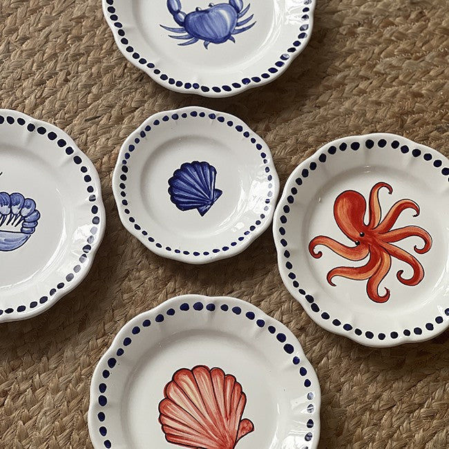 Estate Blue Crab Plate 16cm