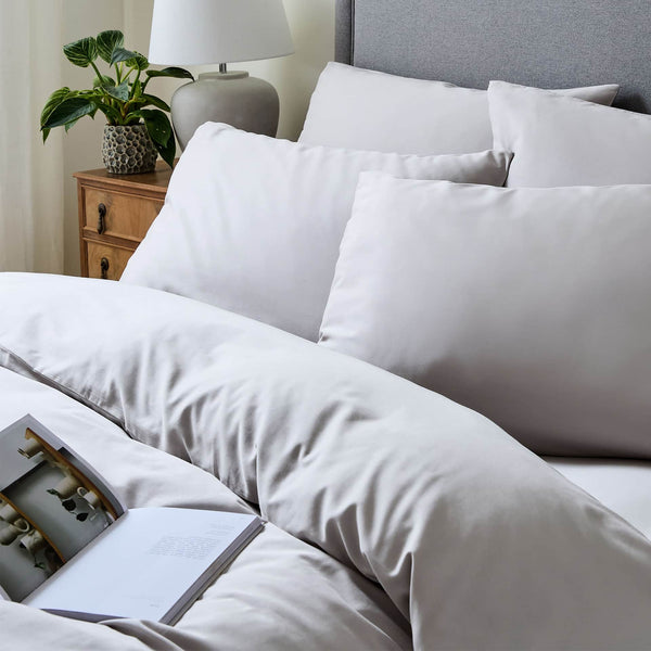 Luxury Organic Cotton Dove Grey Original Duvet Cover