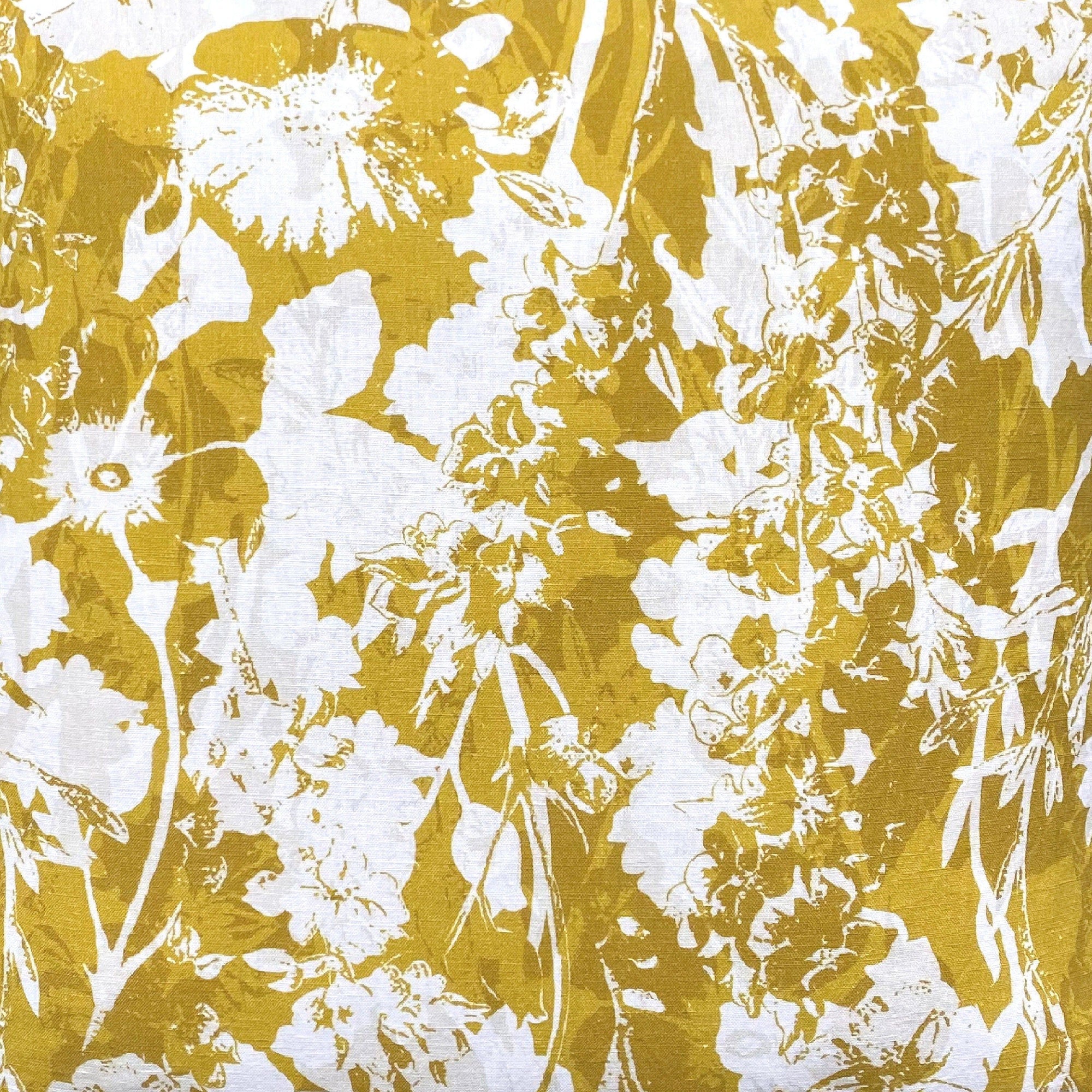 Everly Linen Cushion Mustard Yellow