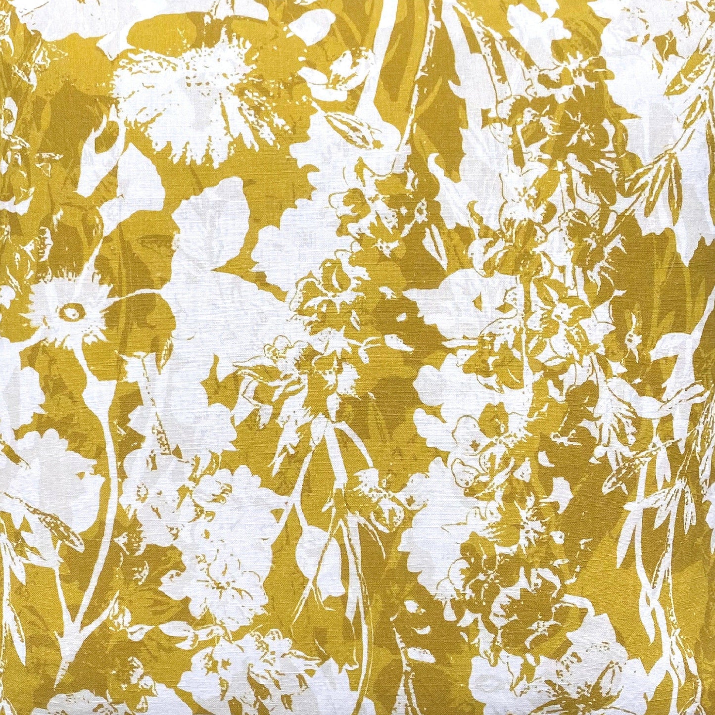 Everly Linen Cushion Mustard Yellow