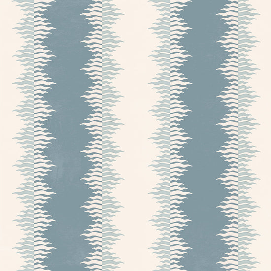 Crimped Stripe - Stone Blue