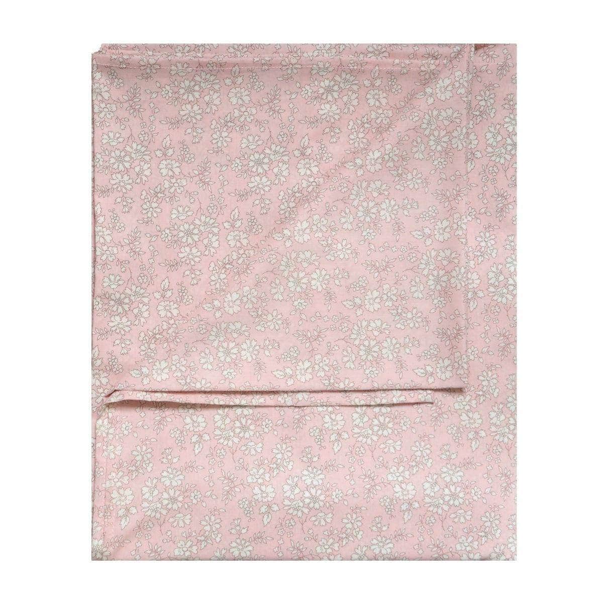 Flat Top Sheet Made With Liberty Fabric Capel Pink