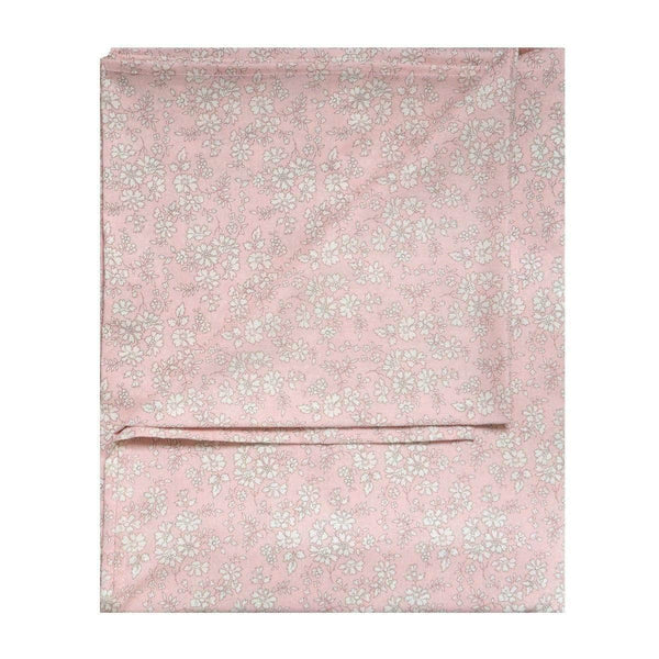 Flat Top Sheet Made With Liberty Fabric Capel Pink