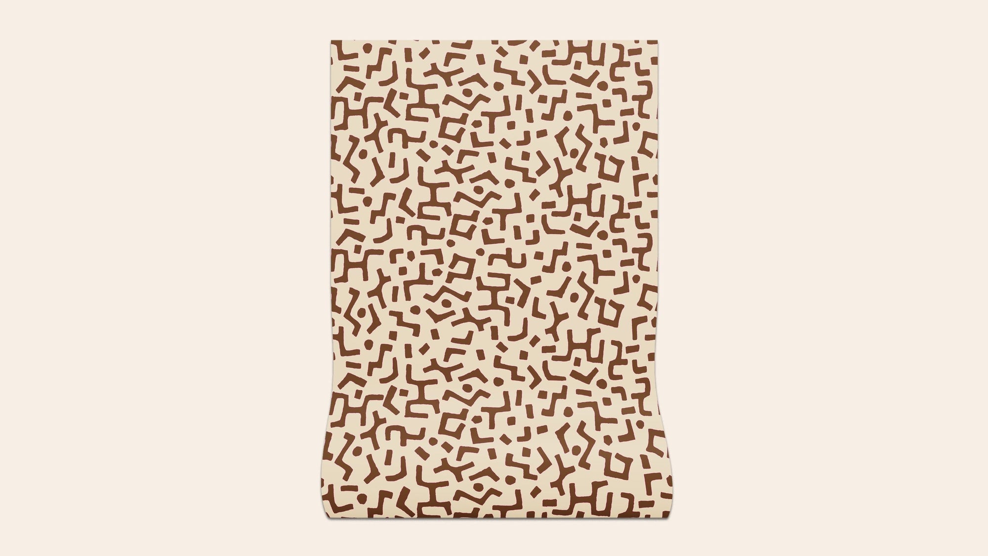 Raphia Wallpaper, Tobacco, Roll