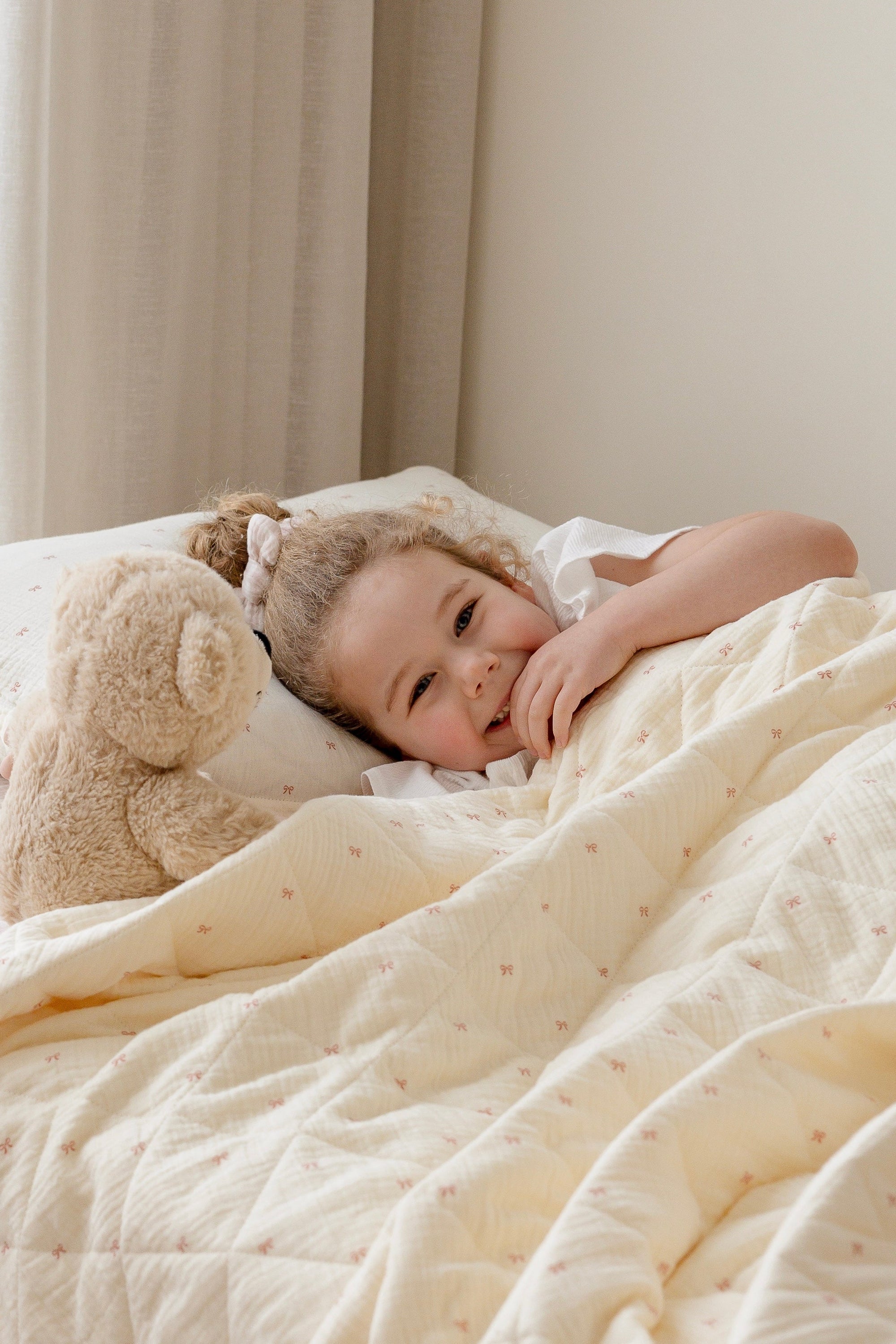 Soft Quilt Blanket – Ribbon