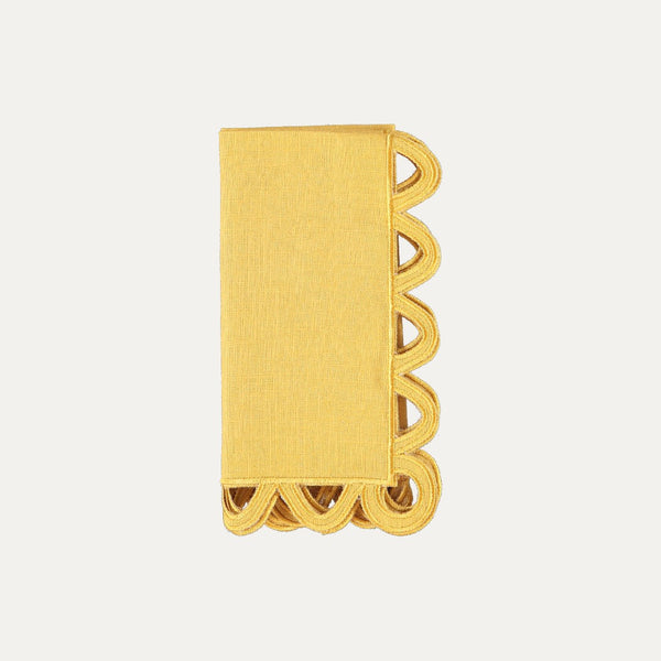 Halo Napkin, Yellow on Yellow