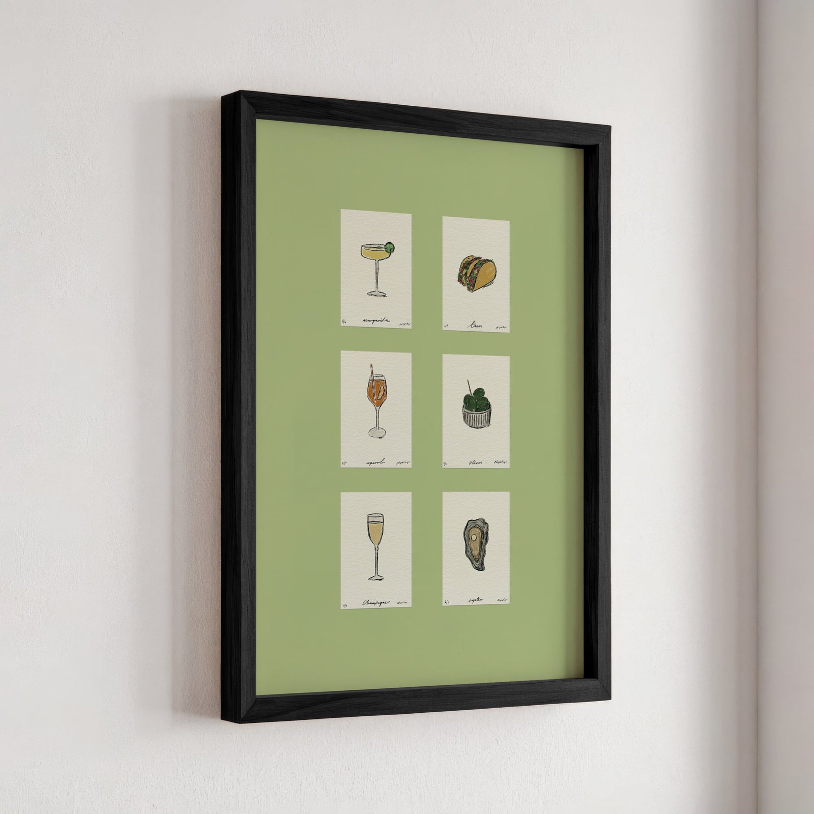 Sips & Snacks Set Print