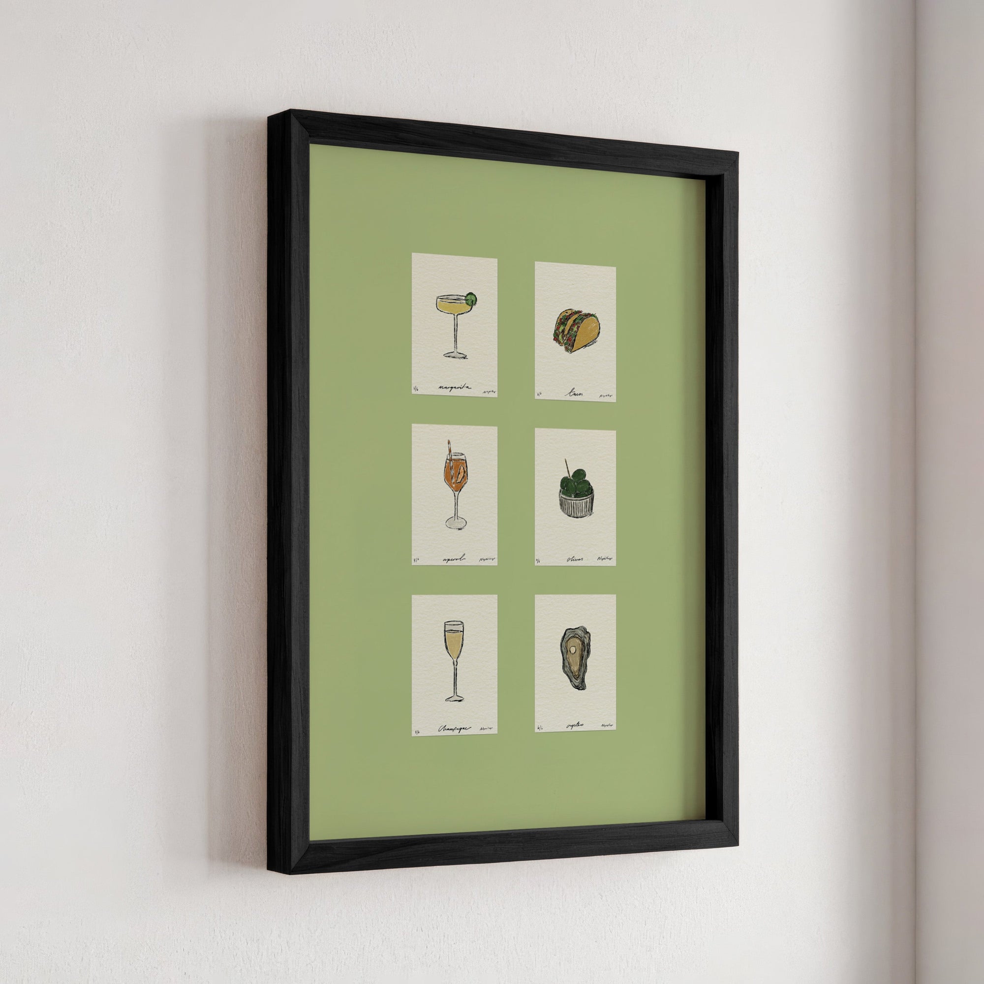 Sips & Snacks Set Print