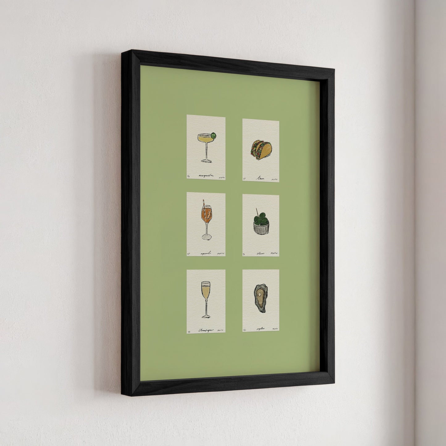 Sips & Snacks Set Print