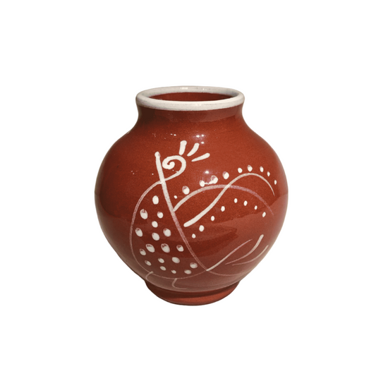 Anthologist Ceramic Bud Bouquet Vase Red Clay, Pagoni