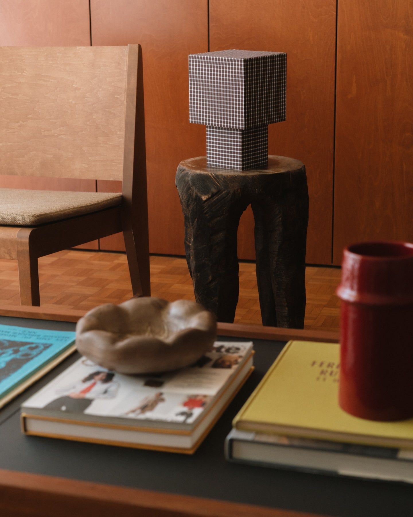 La Petite Boîte - Cody Brown Tartan Table Lamp