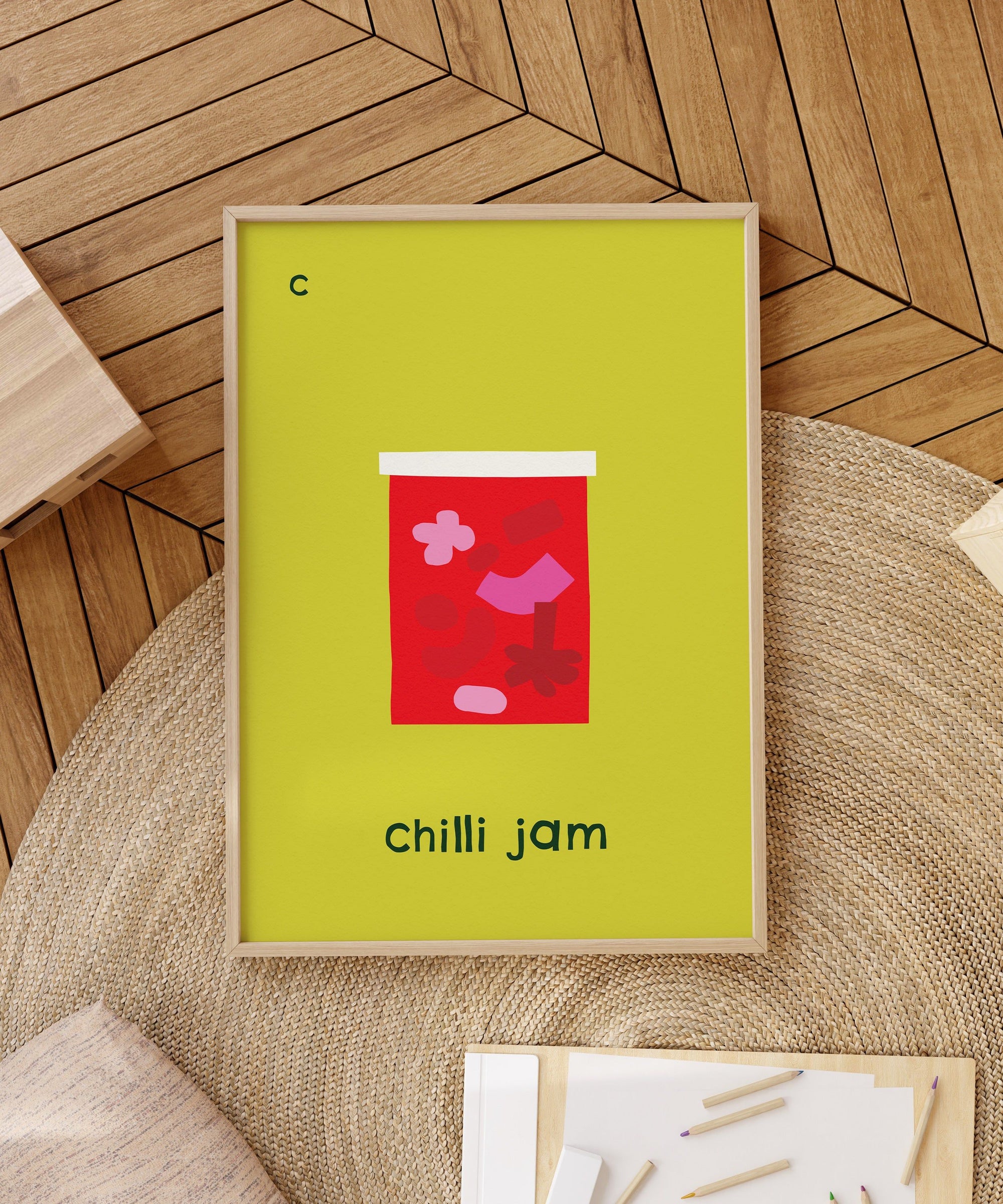C for Chilli Jam Art Print