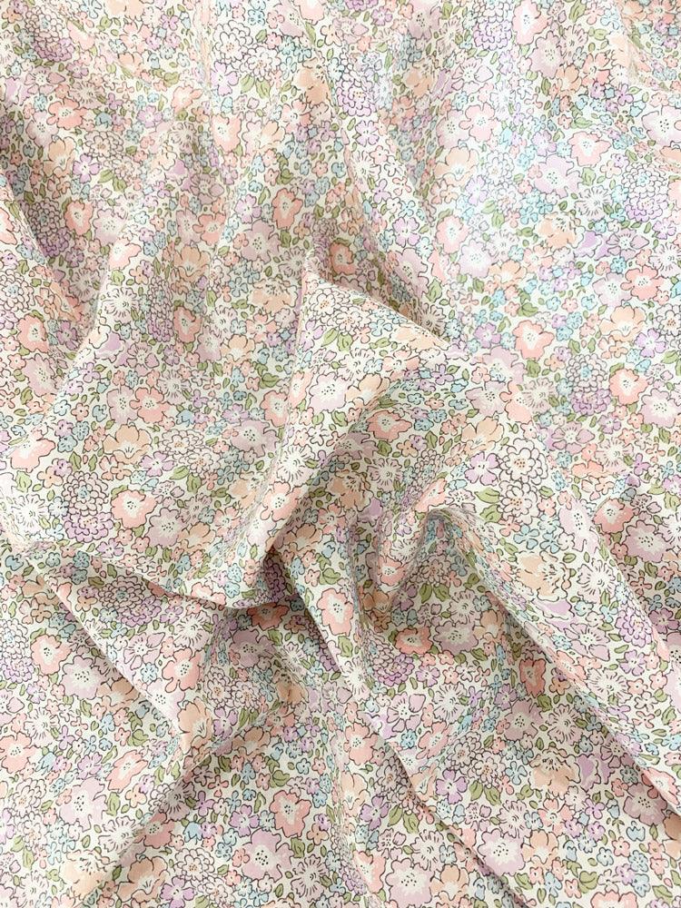 Frill Edge Pillowcase Made With Liberty Fabric Michelle Lilac