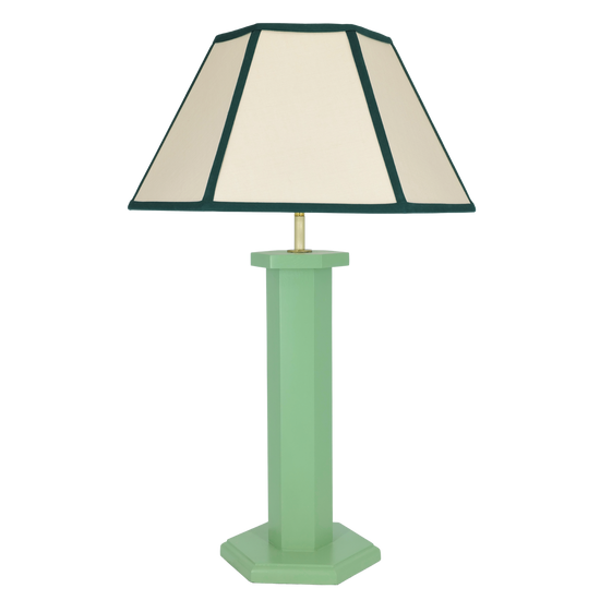 Hexagon Table Lamp - Turtle Green (US)