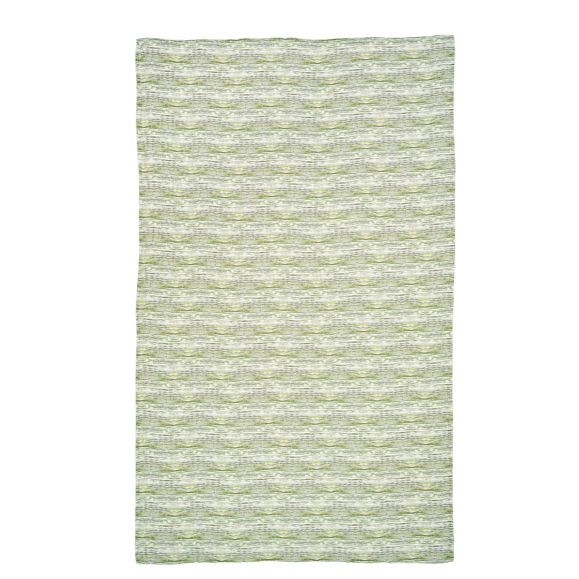 Green Stem Linen Tablecloth