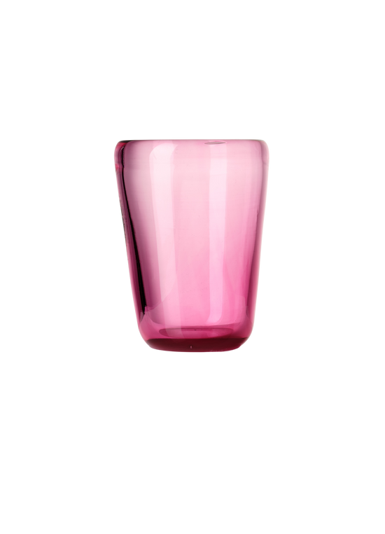 Thyme Hand Blown Water Glass in Ruby