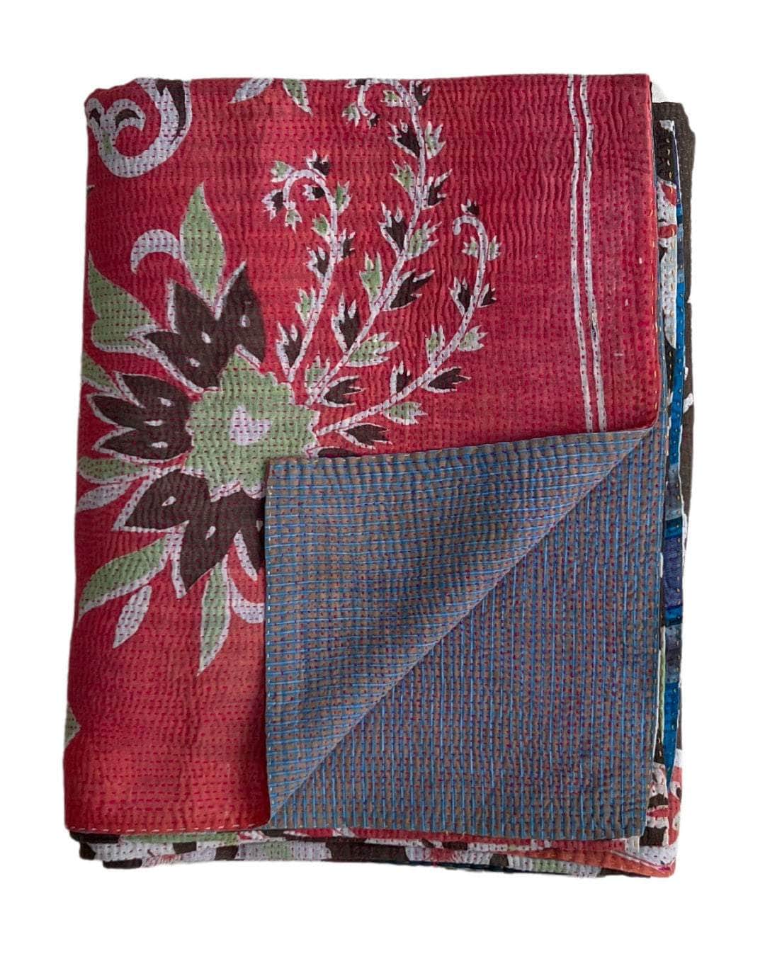 Lightweight Kantha Quilt No. 643