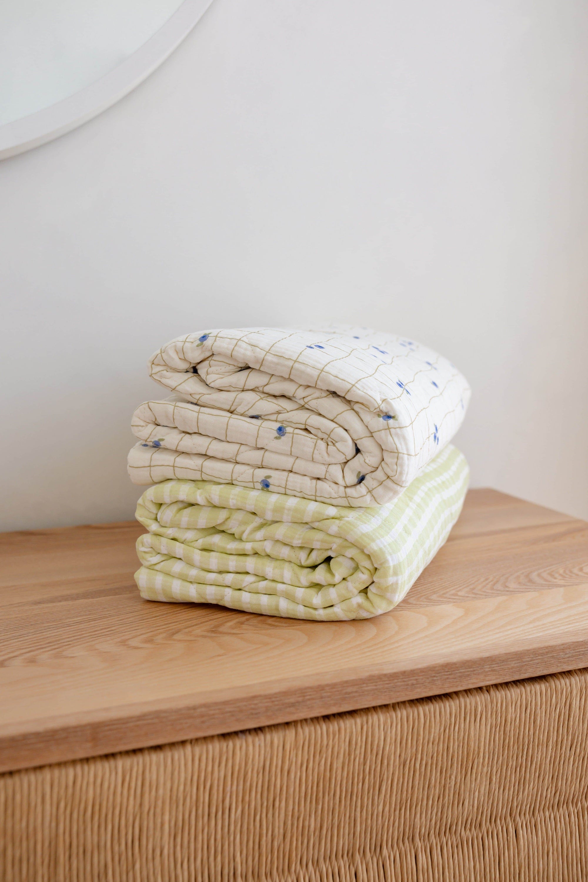 Soft Quilt Blanket – Pistachio