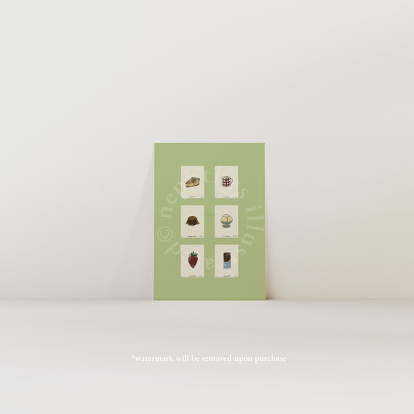 Pudding Set Print