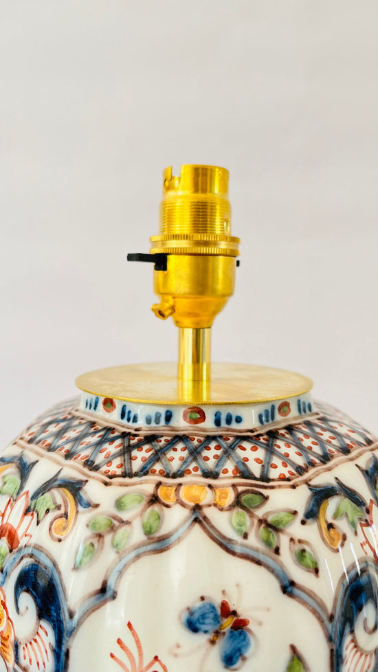 Antique Makkum Lamp